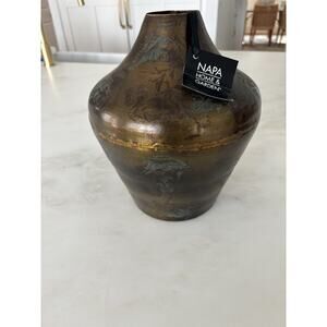 Napa Home & Garden Ilya Tapered Vase NBL419 New In Box W Tags India